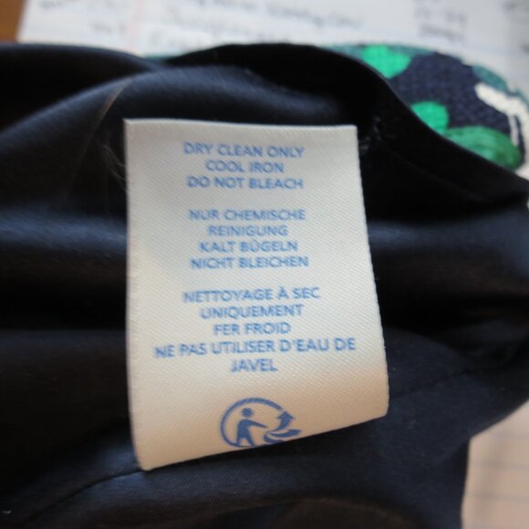 Boden A-Line Skirt Green Black White Lined - Picture 3 of 7